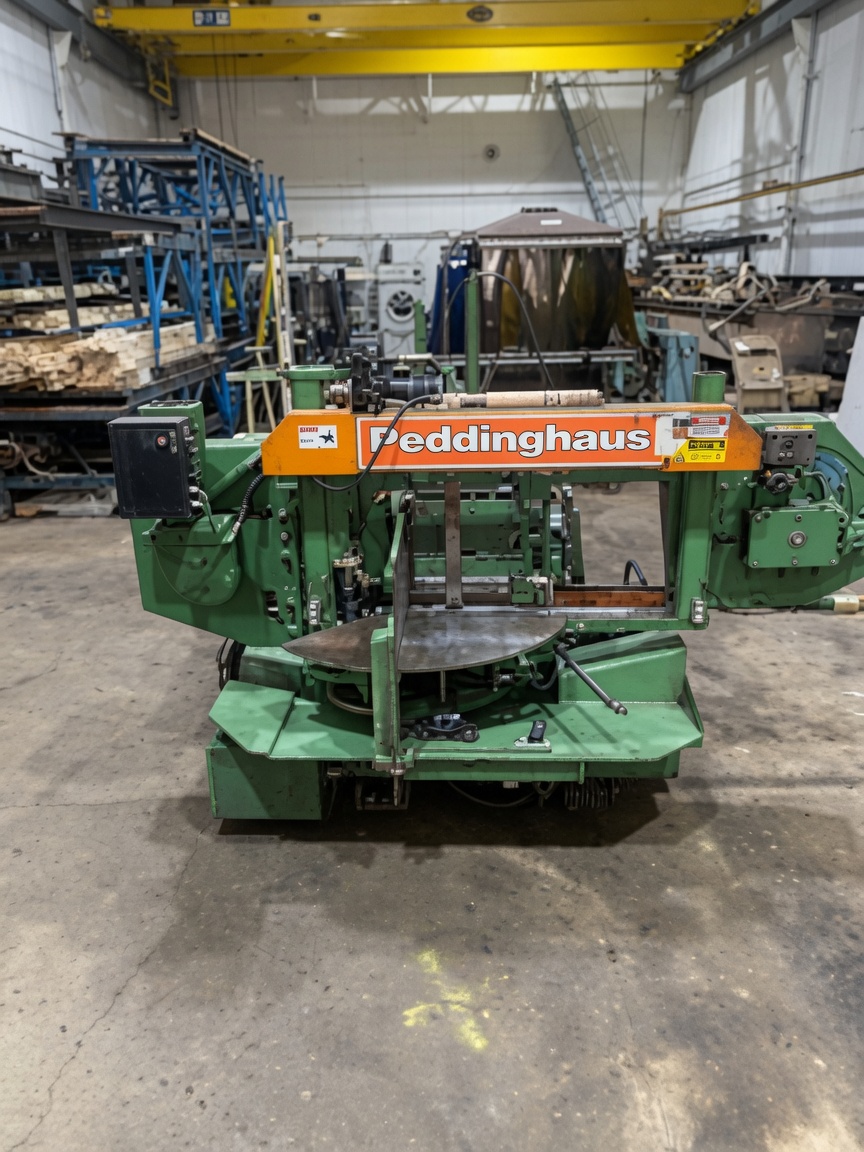 Peddinghaus Meba 410DGA 2300 Double-Miter Double Column Band Saw